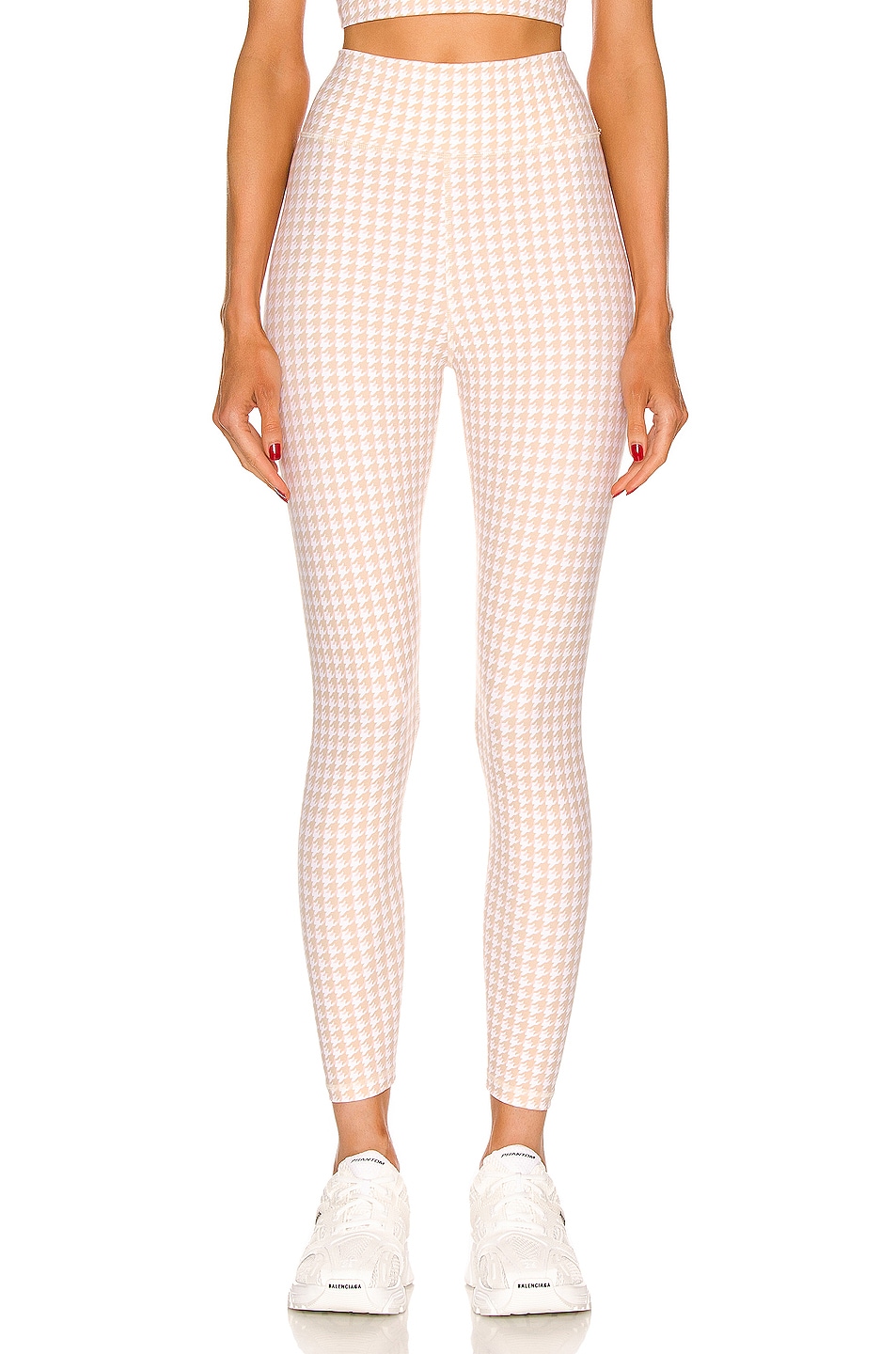 Image 1 of THE UPSIDE Houndstooth Dance Midi Pant in Check