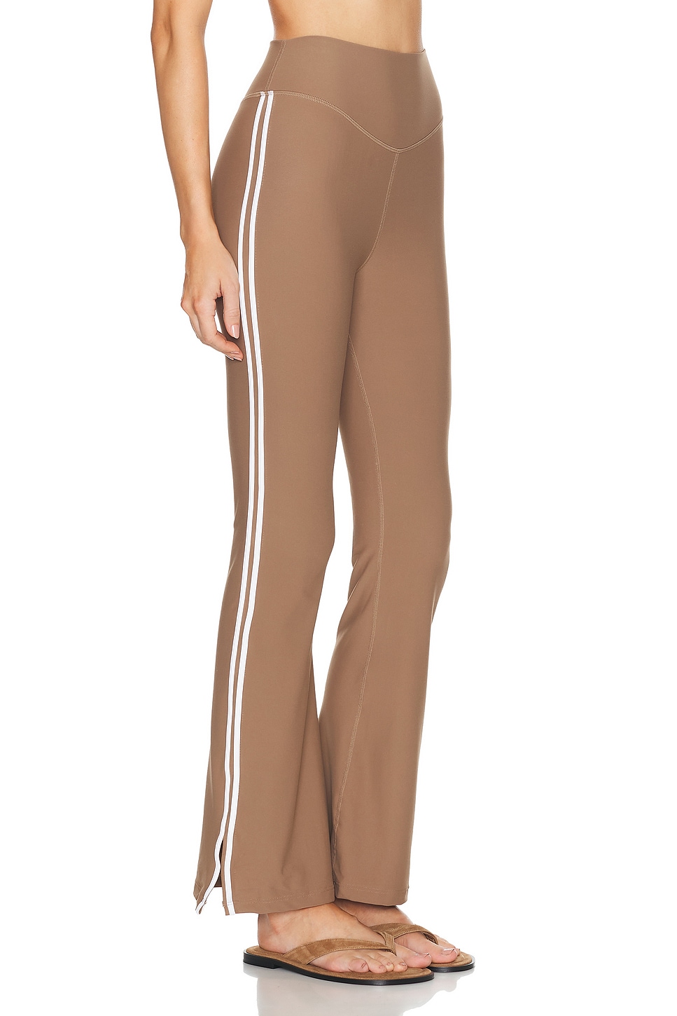 Image 1 of THE UPSIDE Peached Florence Flare Pant in Mocha