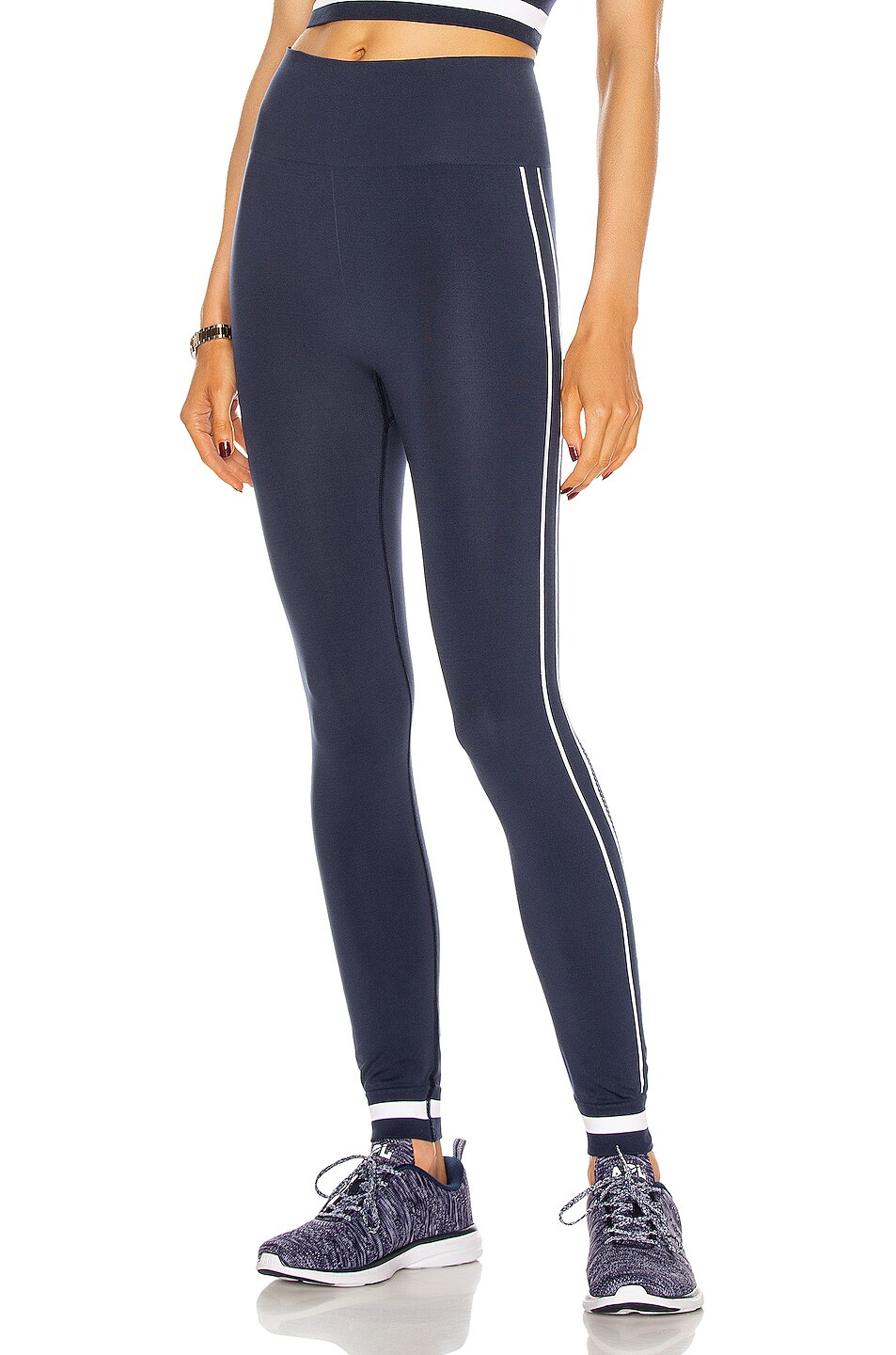 Image 1 of THE UPSIDE Seamless Midi Pant in Navy