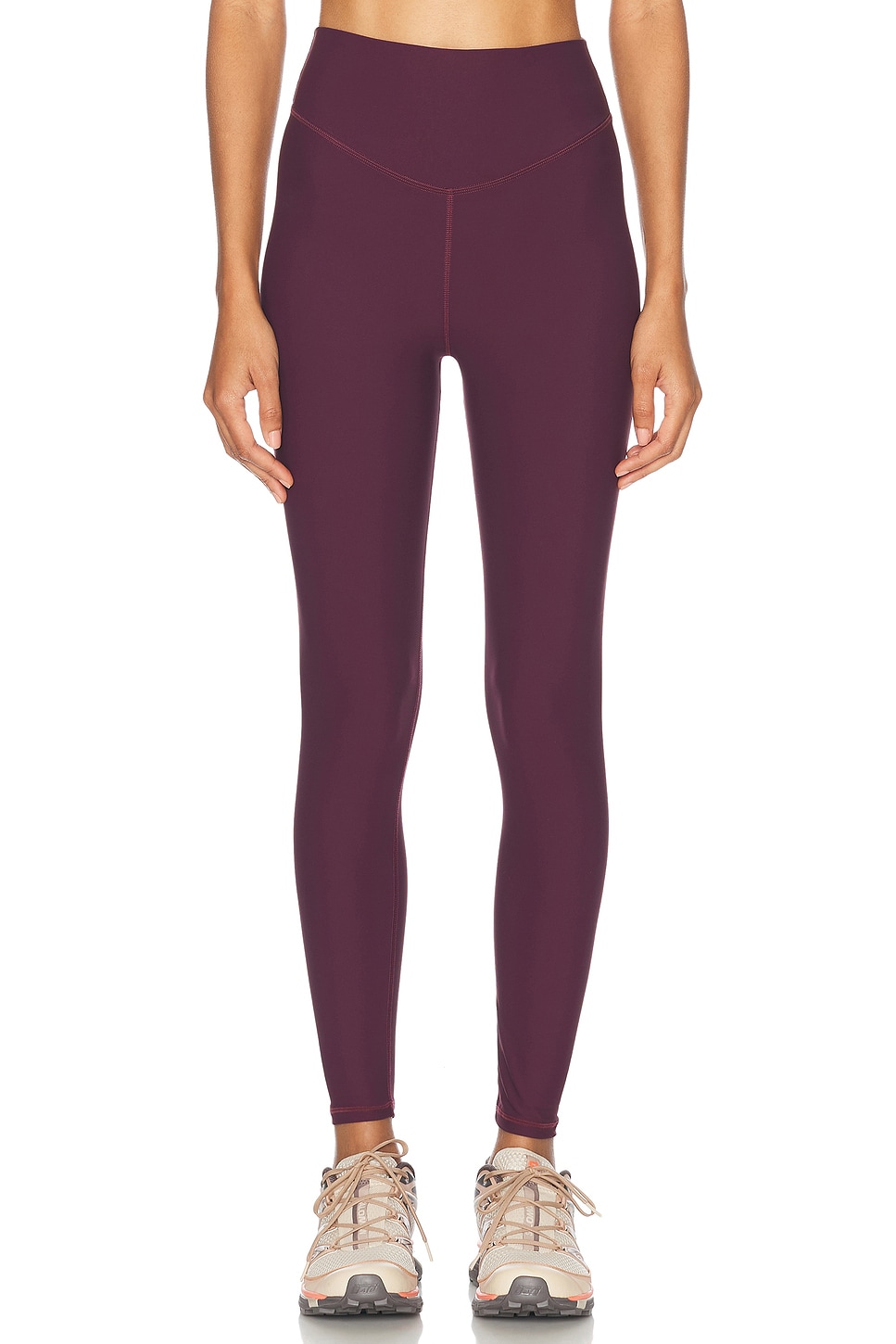 Image 1 of THE UPSIDE Peached 25 inch High Midi Legging in Fig