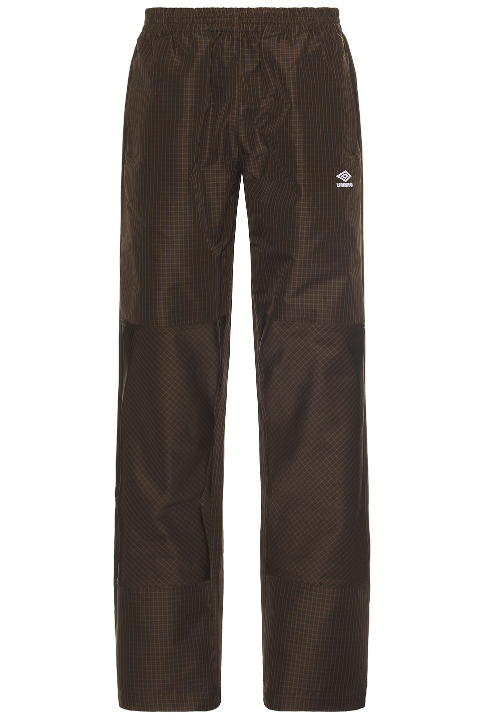 Mini Check Double Knee Pants in Brown