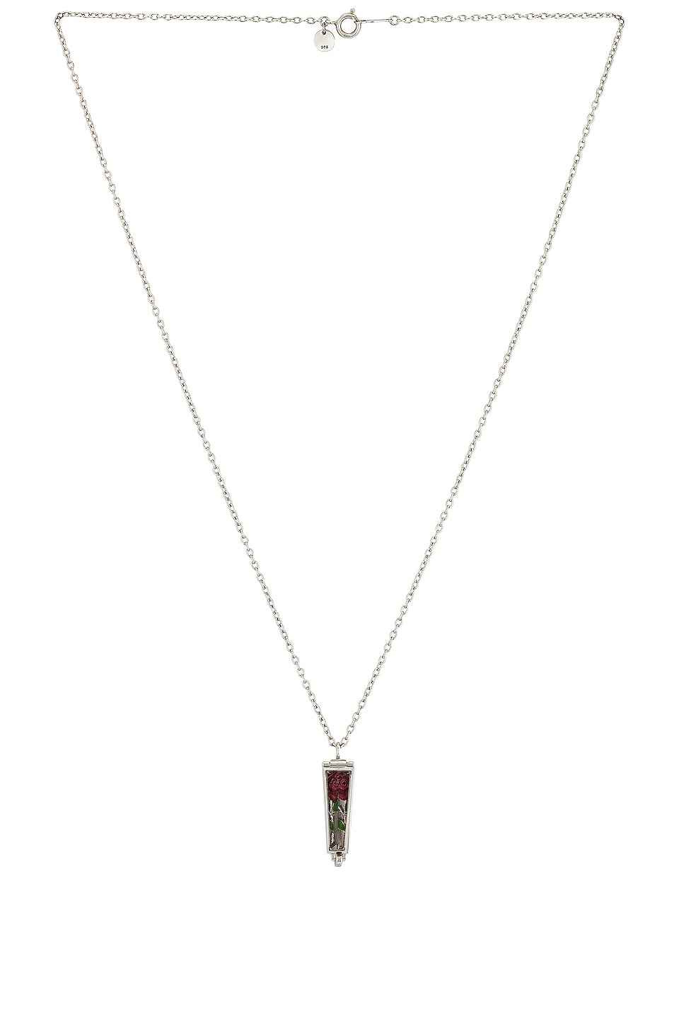 Image 1 of Undercover Rose Necklace in Silver