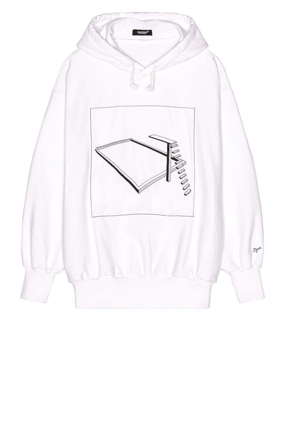 Image 1 of Undercover Hoodie in White