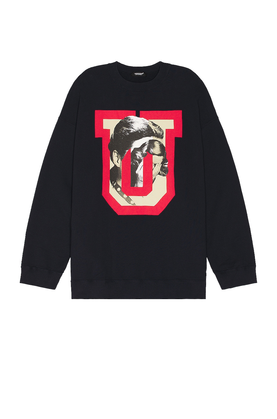 Image 1 of Undercover Crewneck Sweater in Navy