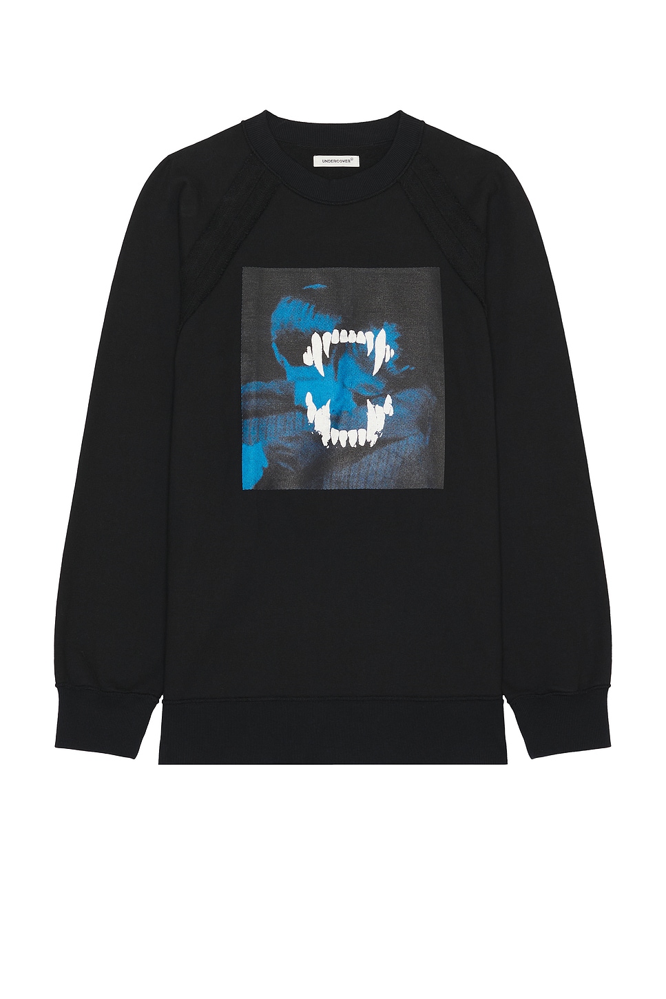 Teeth Reversible Sweatshirt in Black