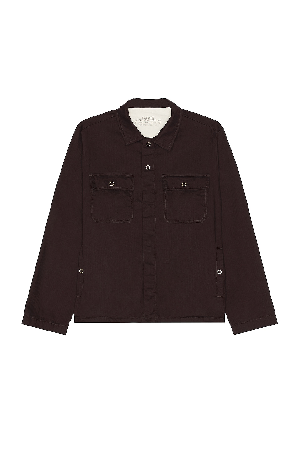 Undercover Overshirt in Dark Brown FWRD