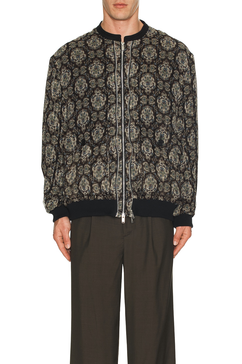 Image 4 of Undercover Full Zip Blouson in Black Base