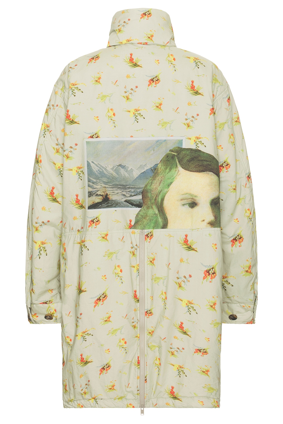Image 1 of Undercover Long Coat in Ice Gray Base