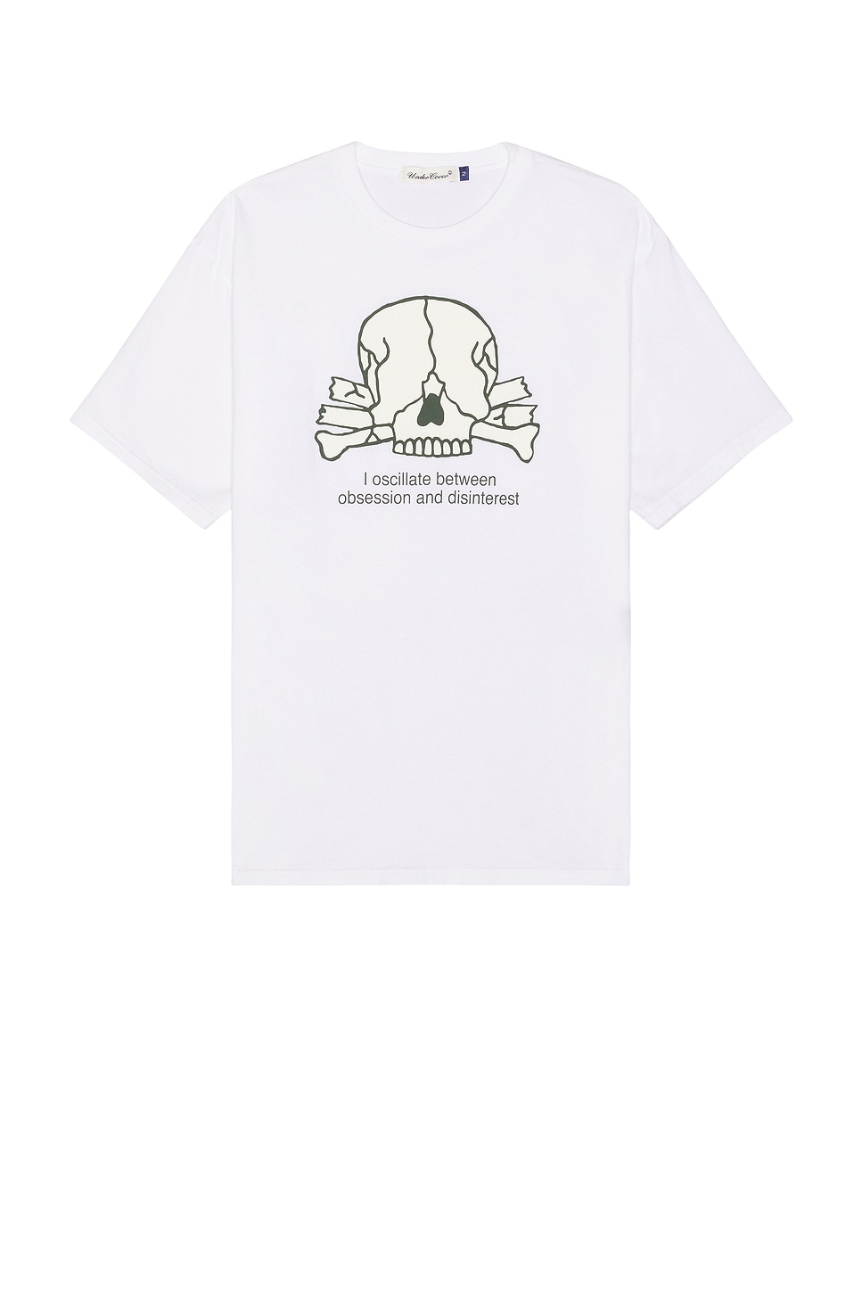 Image 1 of Undercover Skull Tee in White
