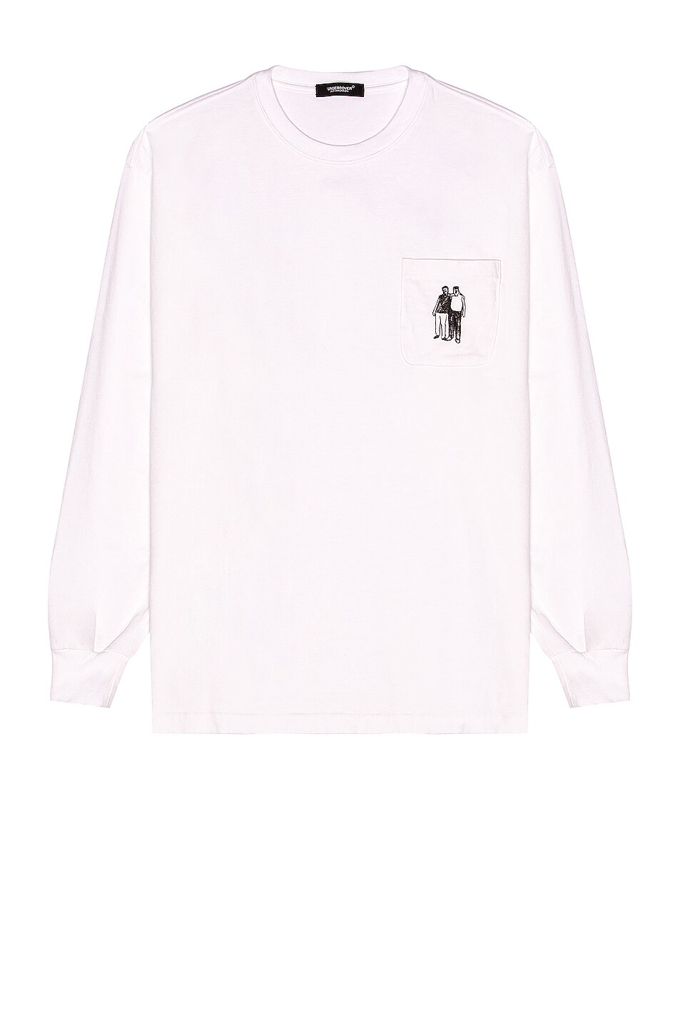 Image 1 of Undercover Long Sleeve Tee in White
