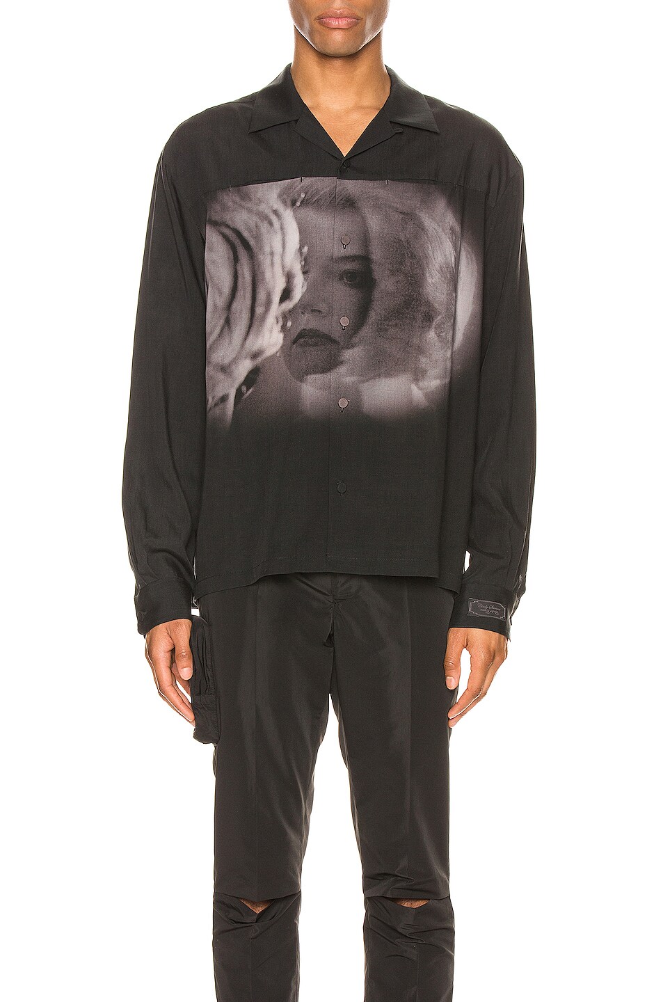 Image 1 of Undercover Long Sleeve Shirt in Black