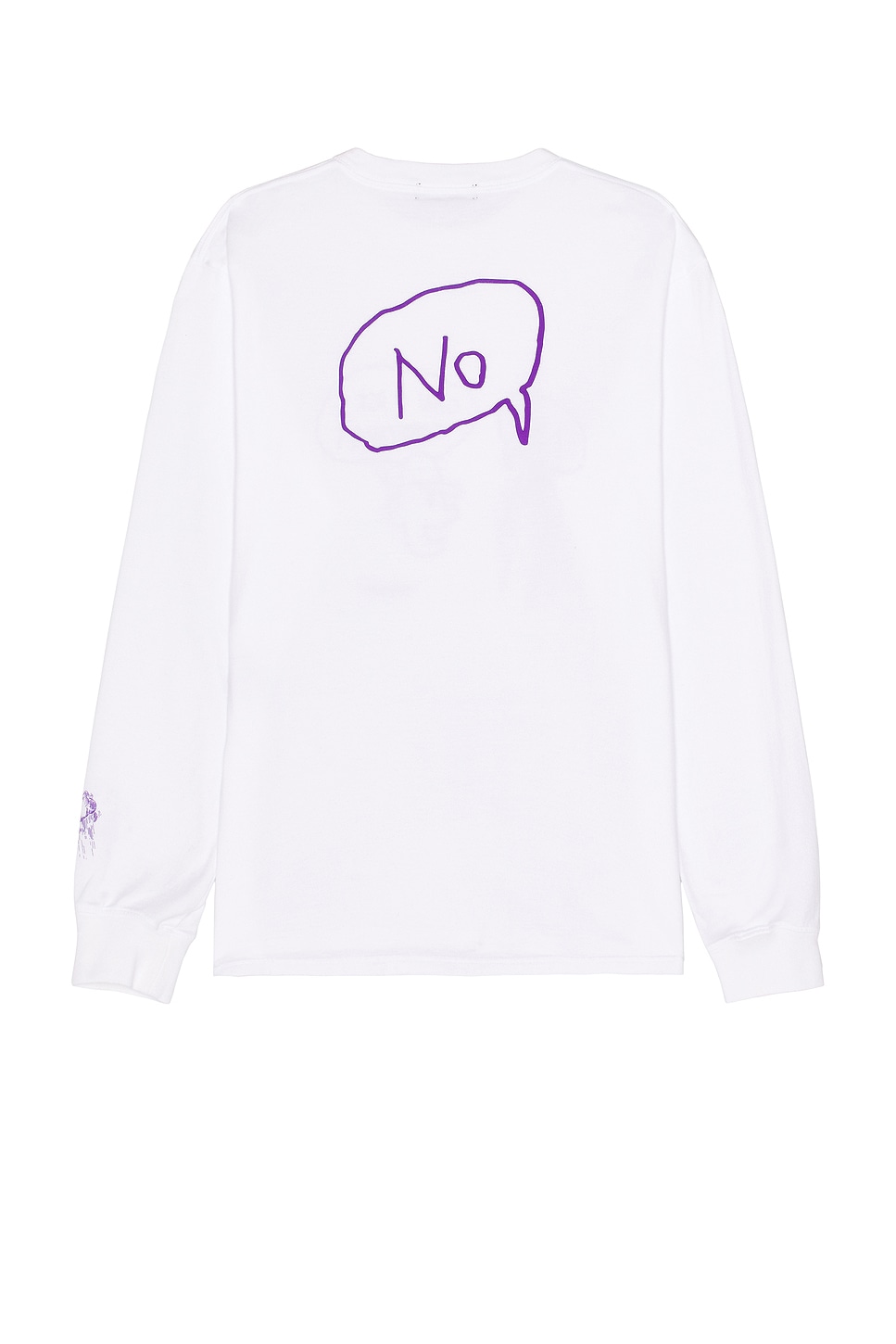 Shop Undercover Long Sleeve Tee In White