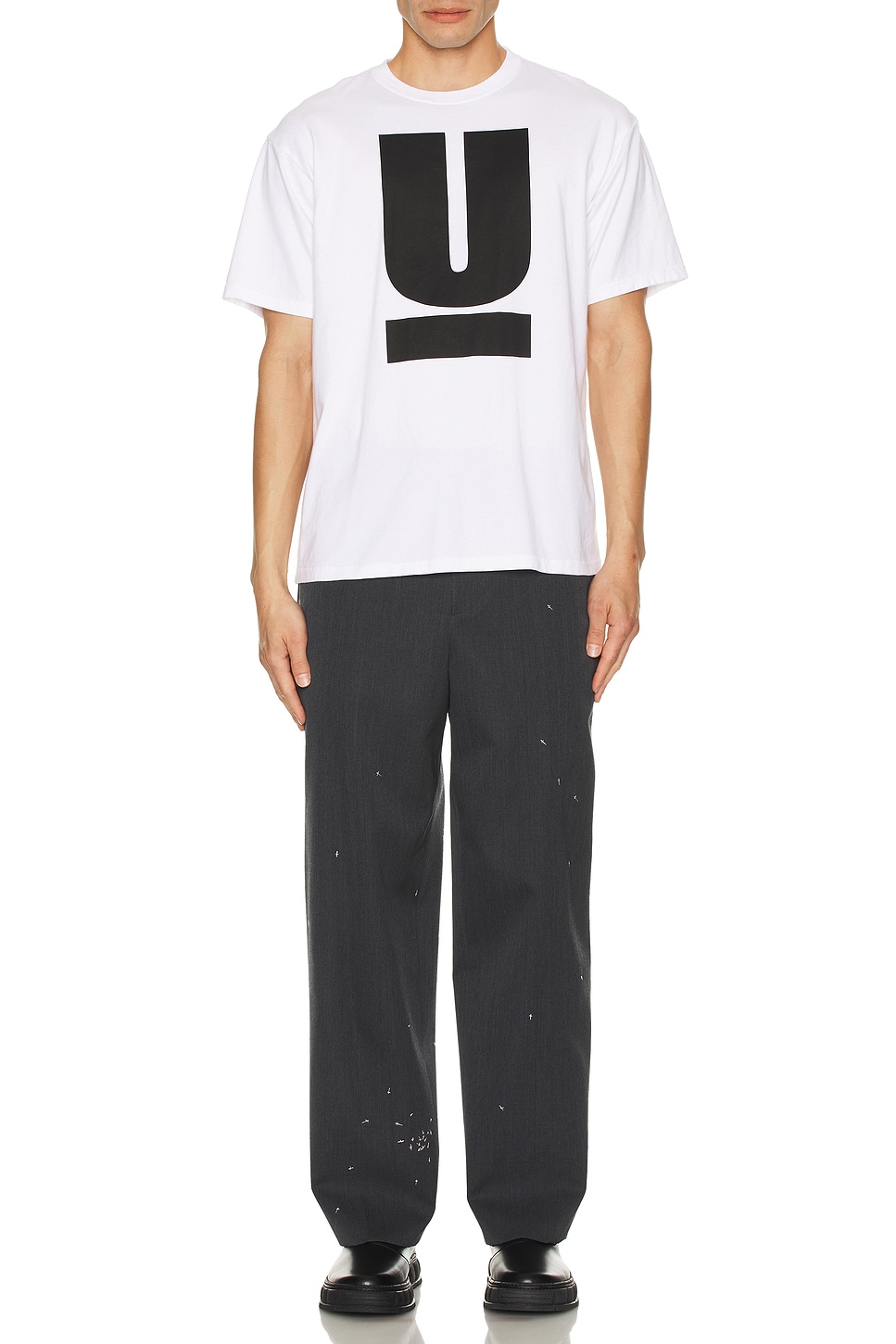 Image 1 of Undercover U Logo Tee in White