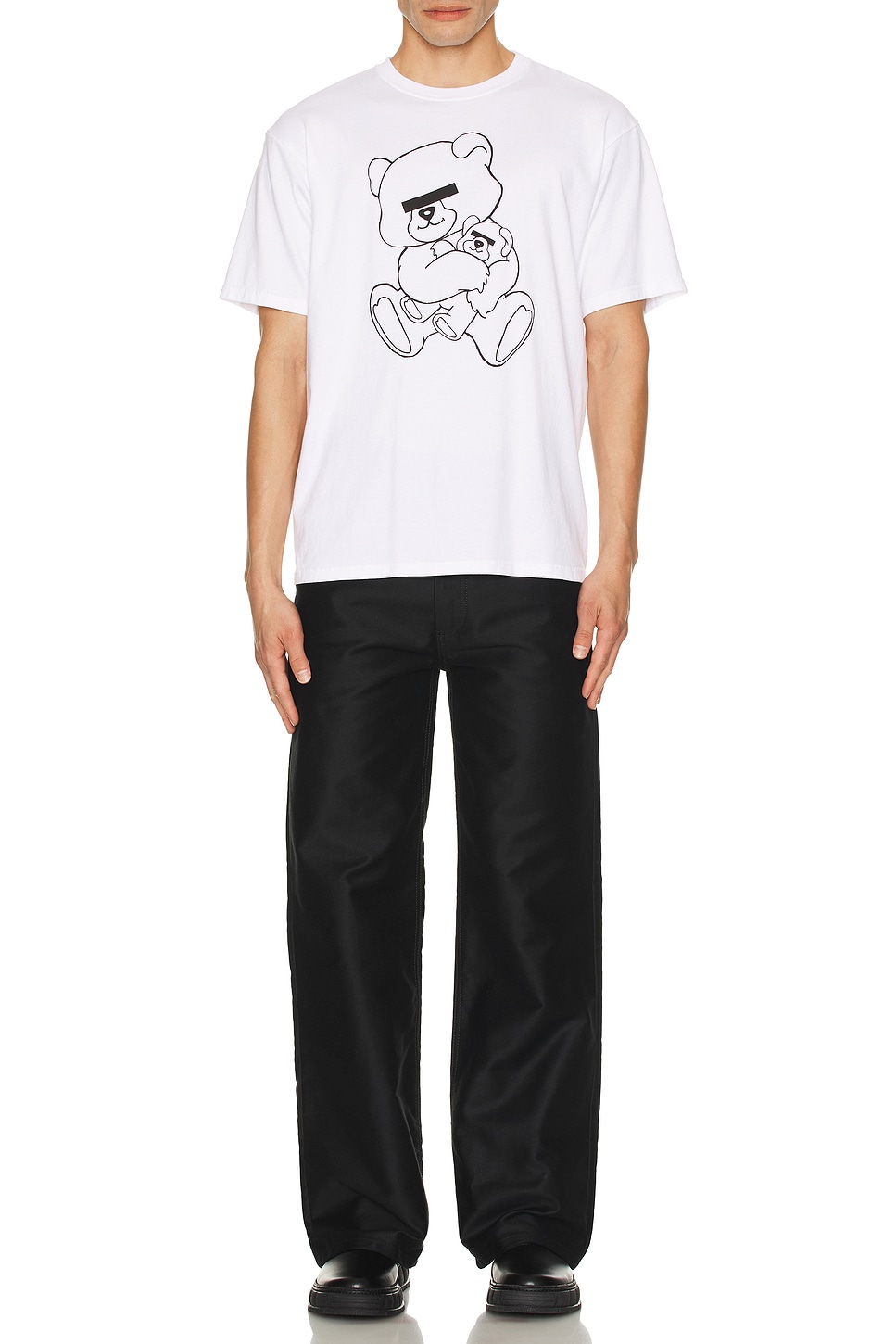 Image 1 of Undercover Bear Tee in White