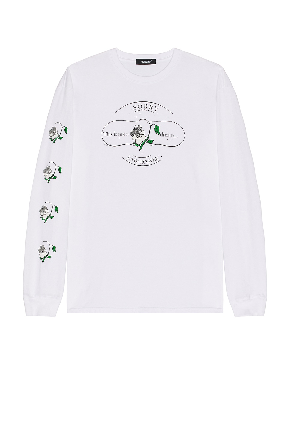 Long Sleeve Tee in White