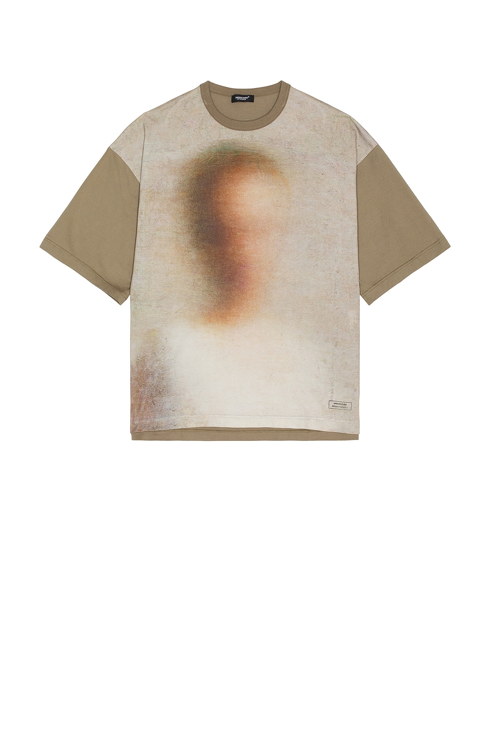 Image 1 of Undercover Blur Graphic Tee in G.bei Base in Grey Beige Base