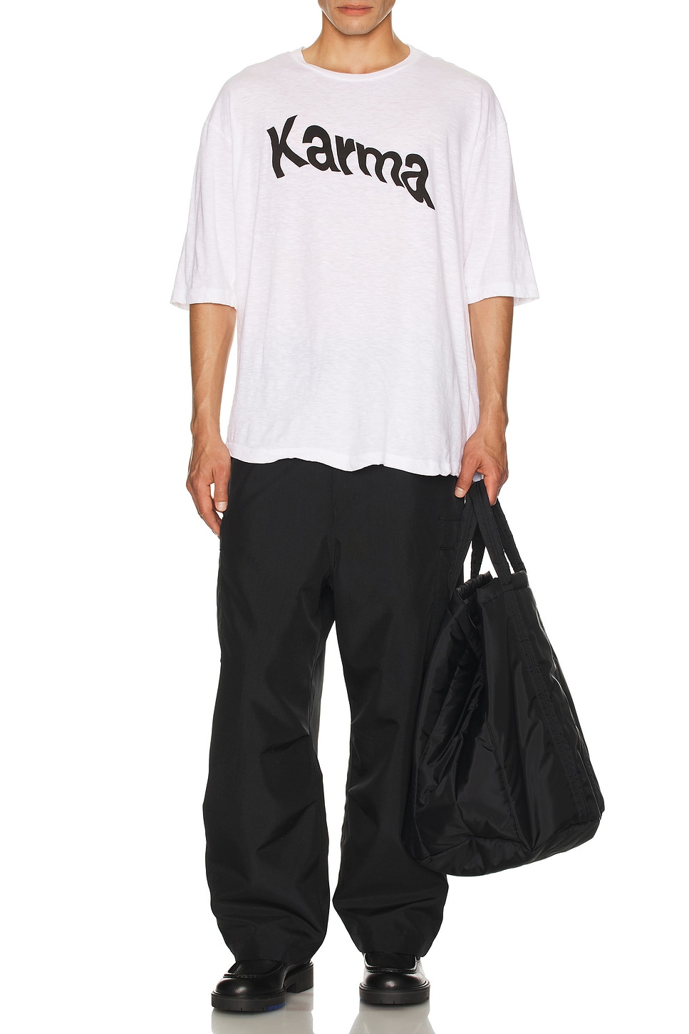 Image 1 of Undercover Karma Graphic Tee in White