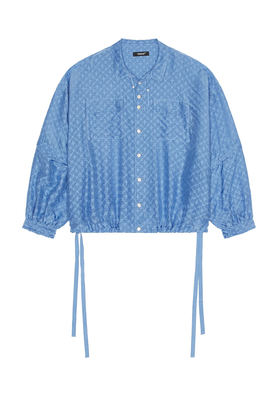 Image 1 of Undercover Long Sleeve Button Down Shirt in Light Blue