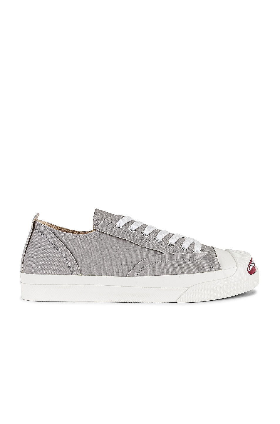 Image 1 of Undercover Canvas Logo Sneakers in Grey