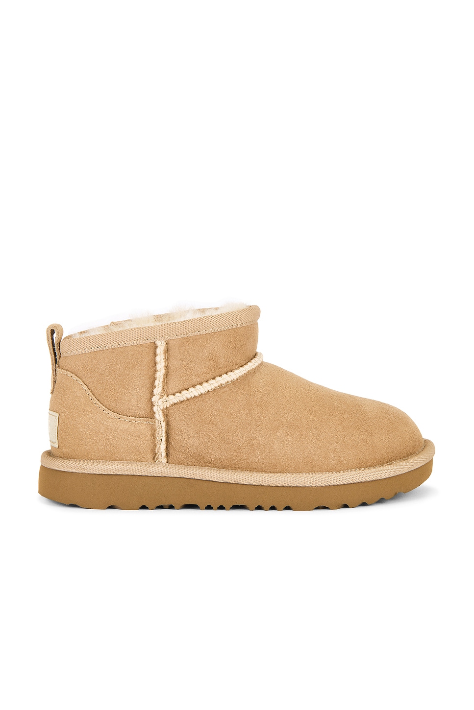 Kids' Classic Ultra Mini Boot in Beige