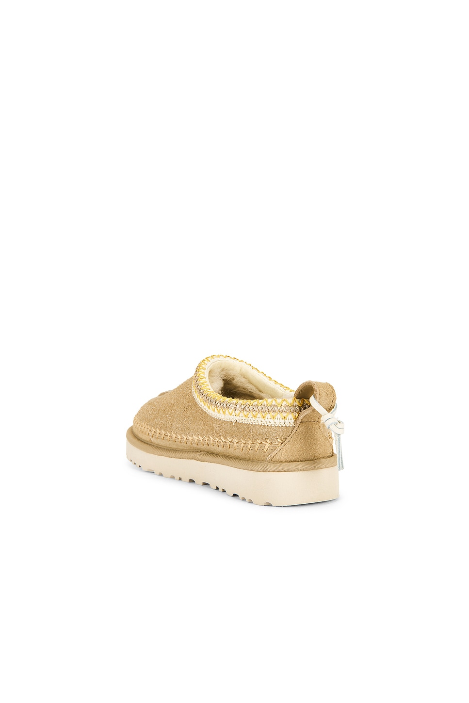 UGG Tasman Biarritz Slipper - side view in Mustard seed