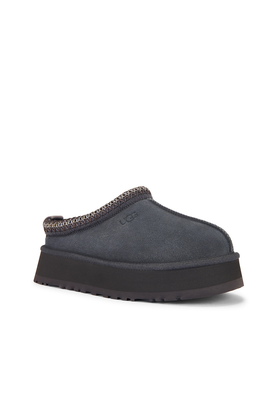 Ugg Tazz Ii Braided Platform Mules In Black