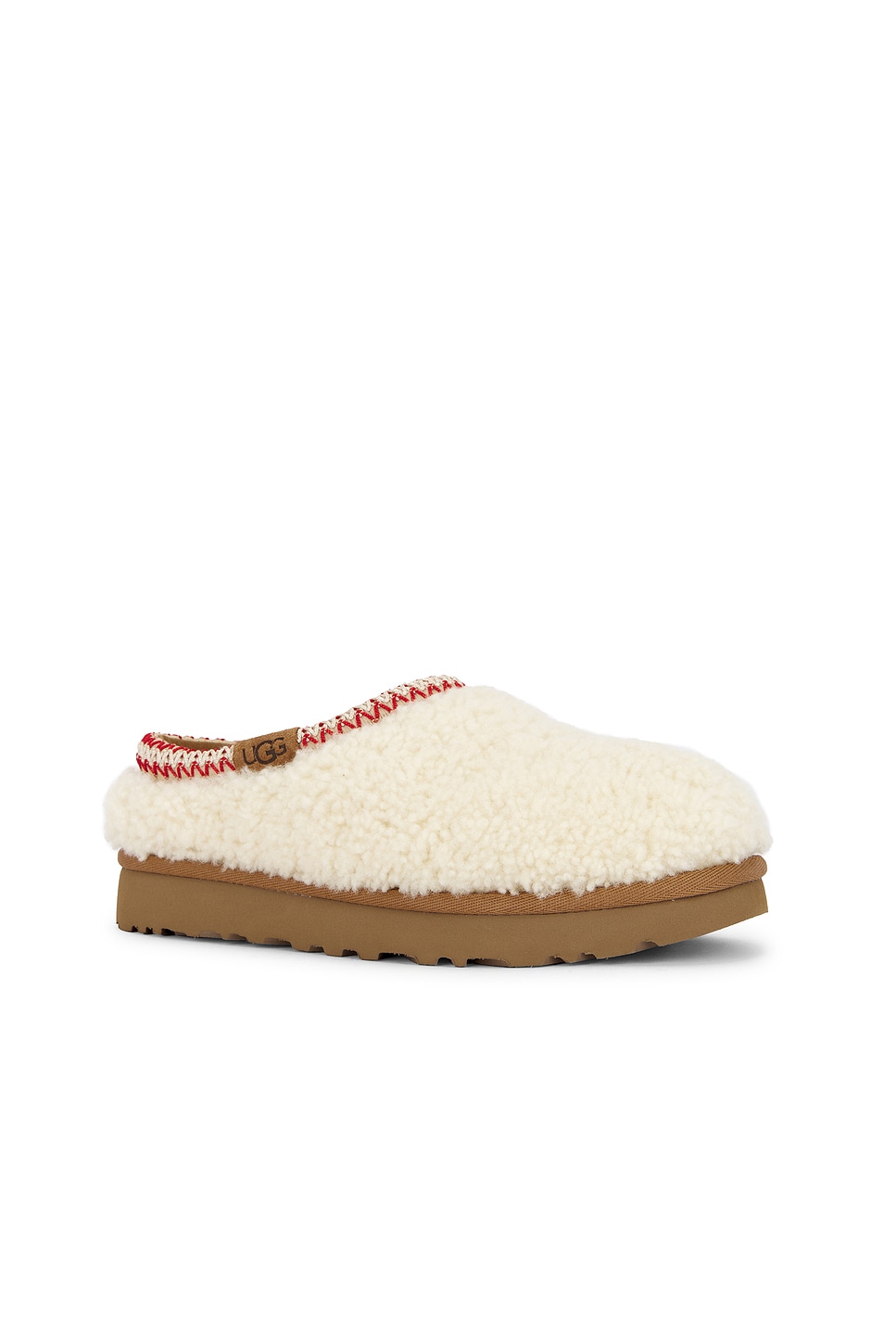 Ugg Tasman Maxi Curly Natural-coloured Slipper In Brown
