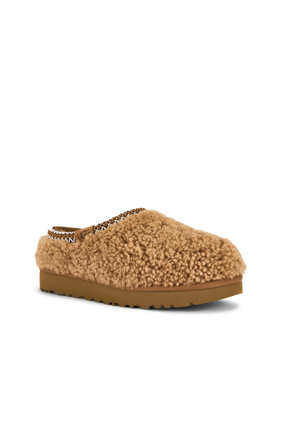 Ugg Tasman Maxi Curly Slipper In Brown