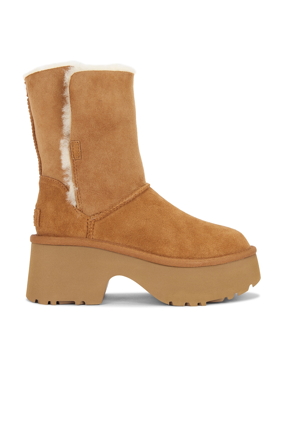 Ugg Camel Suede Esmee Boots In Brown