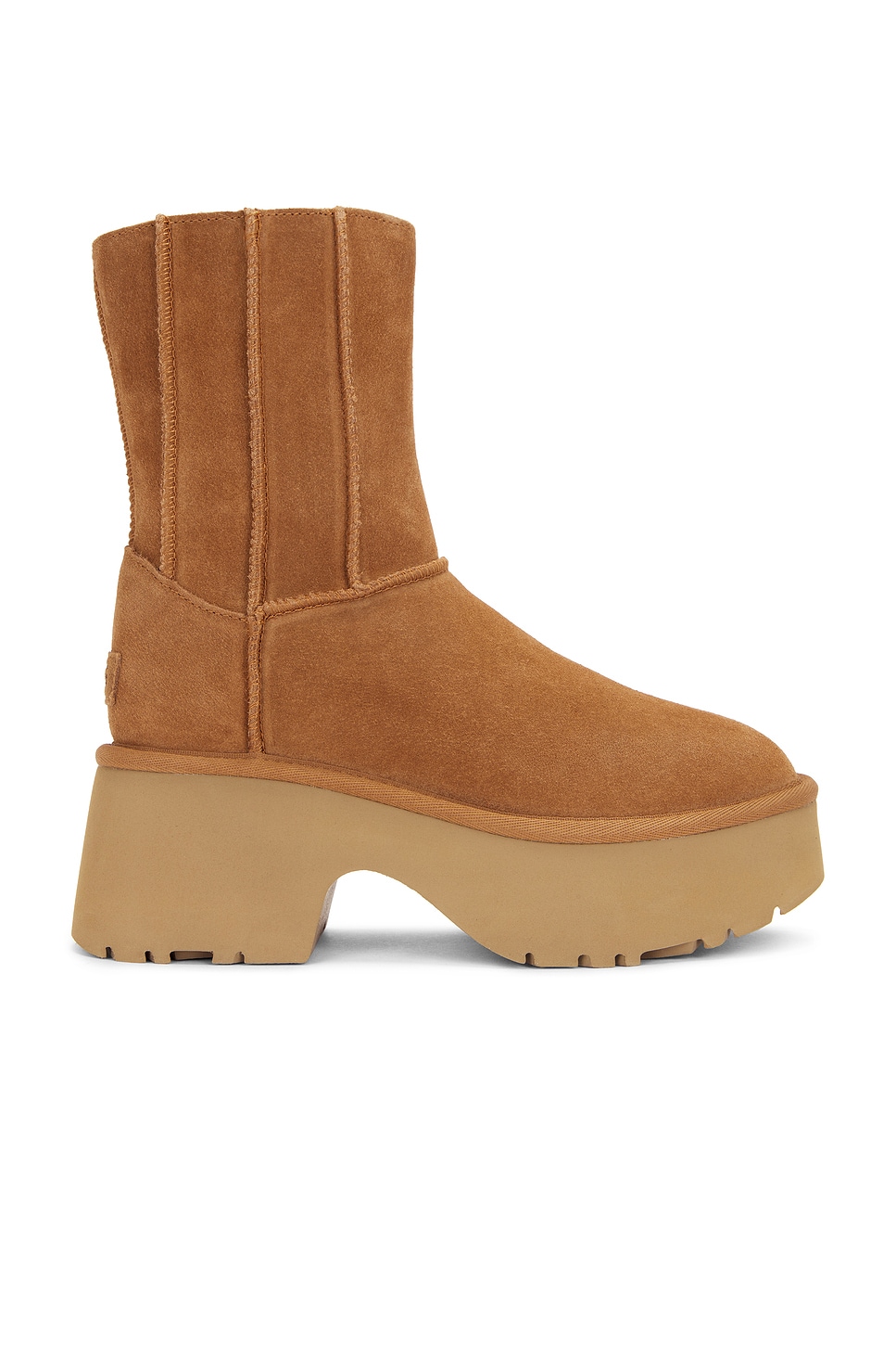 Image 1 of UGG Classic Twin Seam New Heights Boot in Chestnut