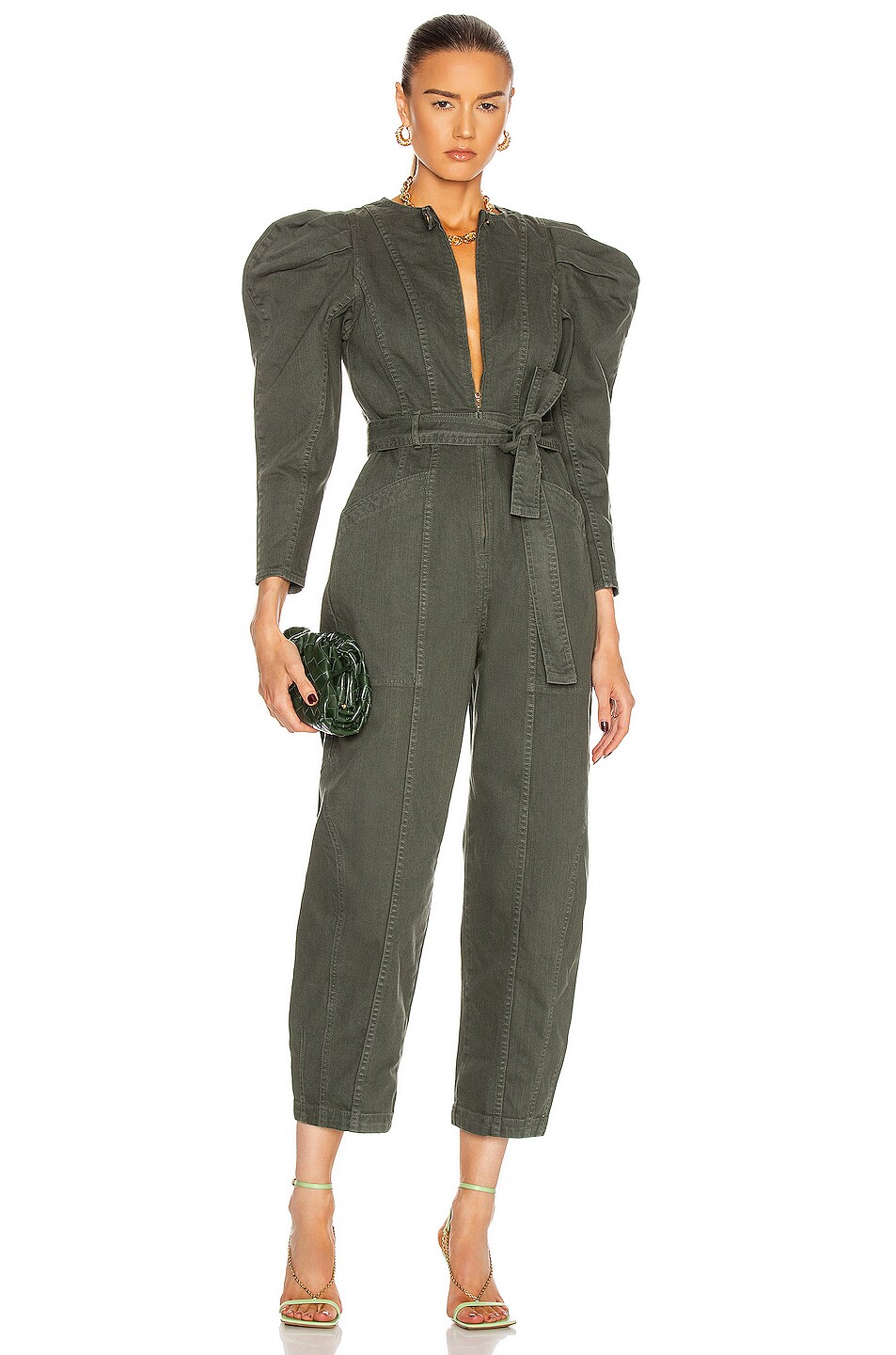 Image 1 of Ulla Johnson Pascal Jumpsuit in Peat