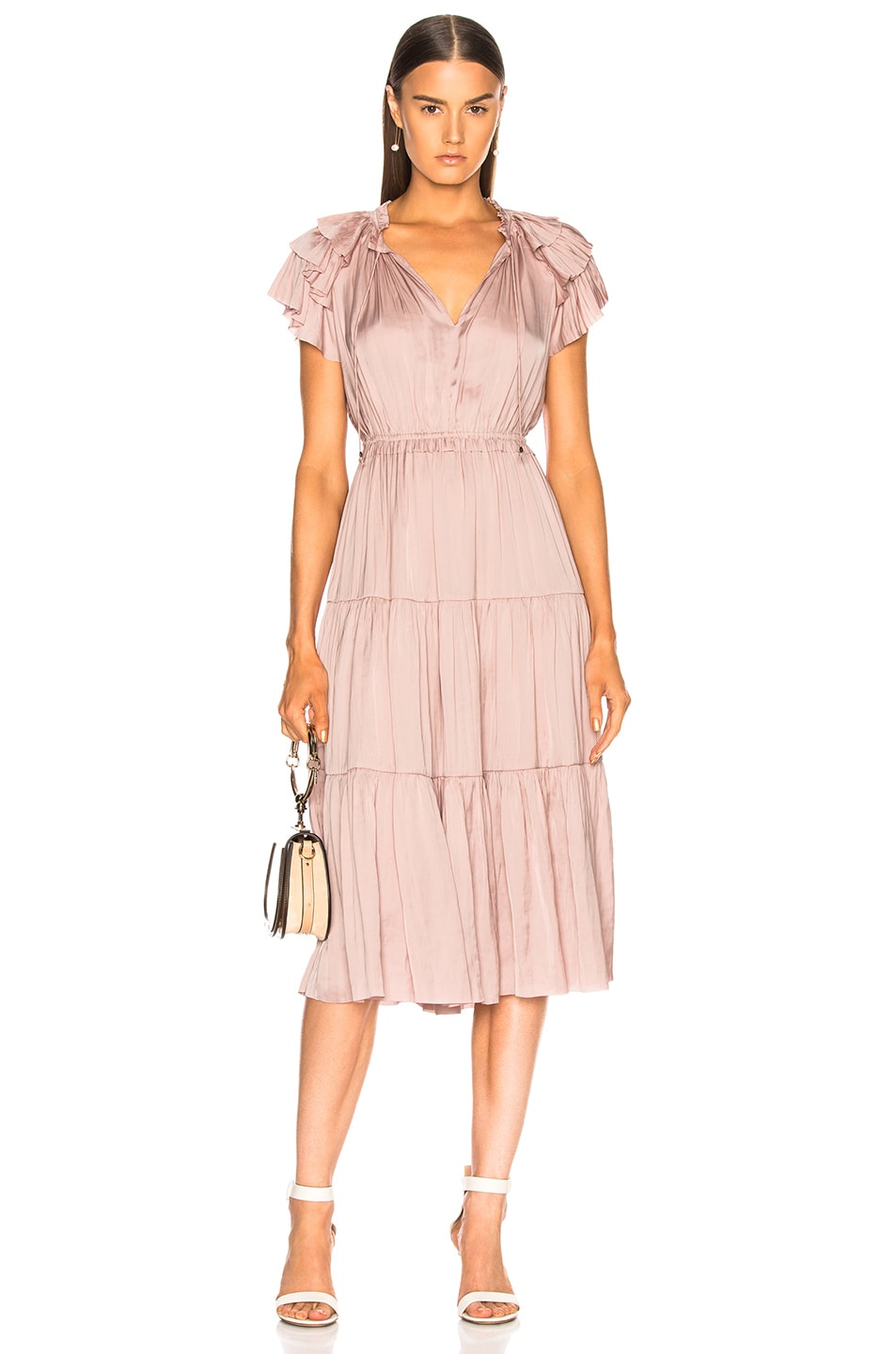 Image 1 of Ulla Johnson Blaire Dress in Rose