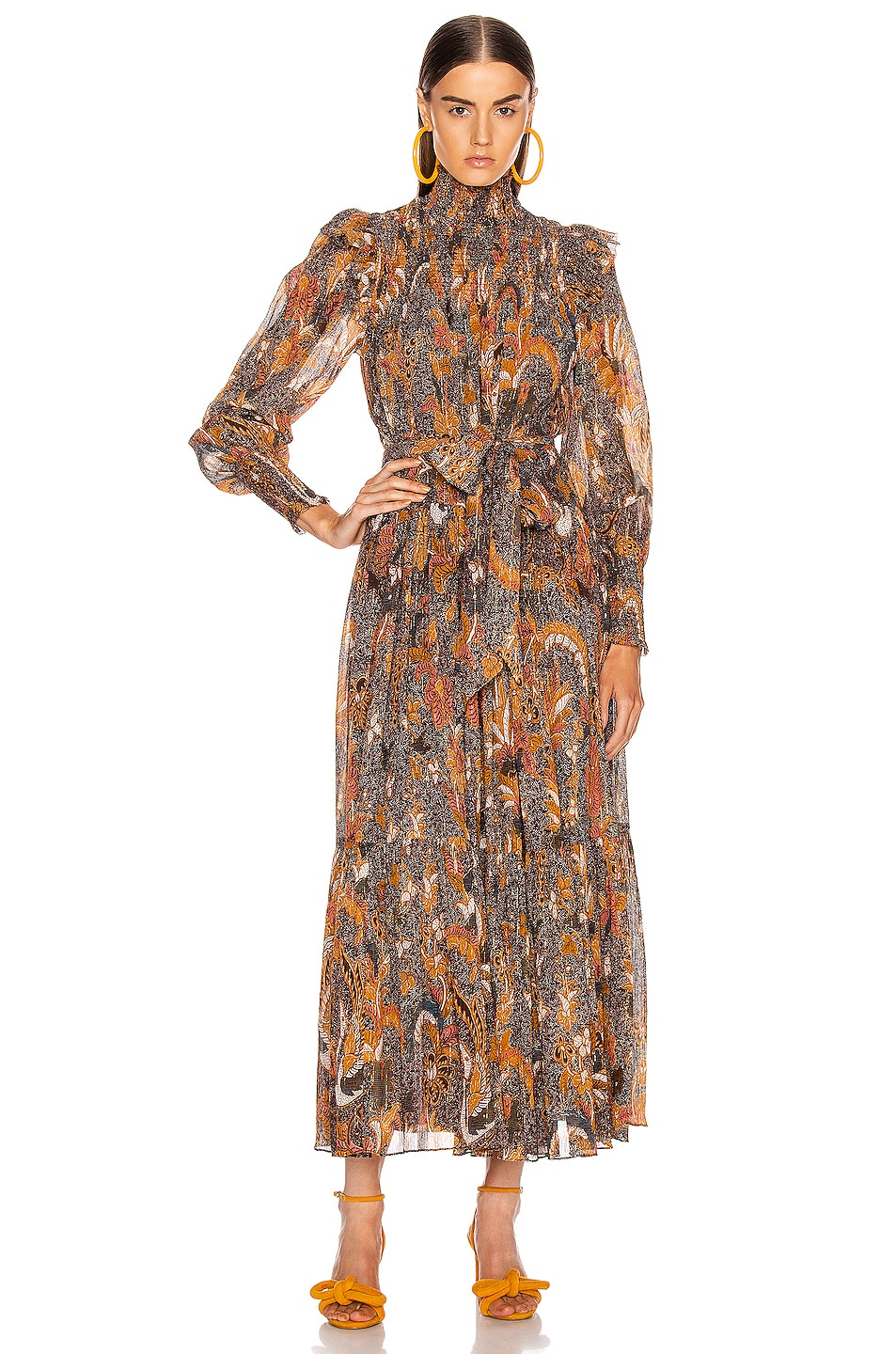 Image 1 of Ulla Johnson Constantine Dress in Amber