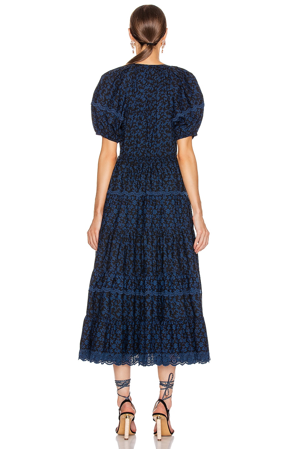 Ulla Johnson Claribel Dress in Midnight Floral | FWRD