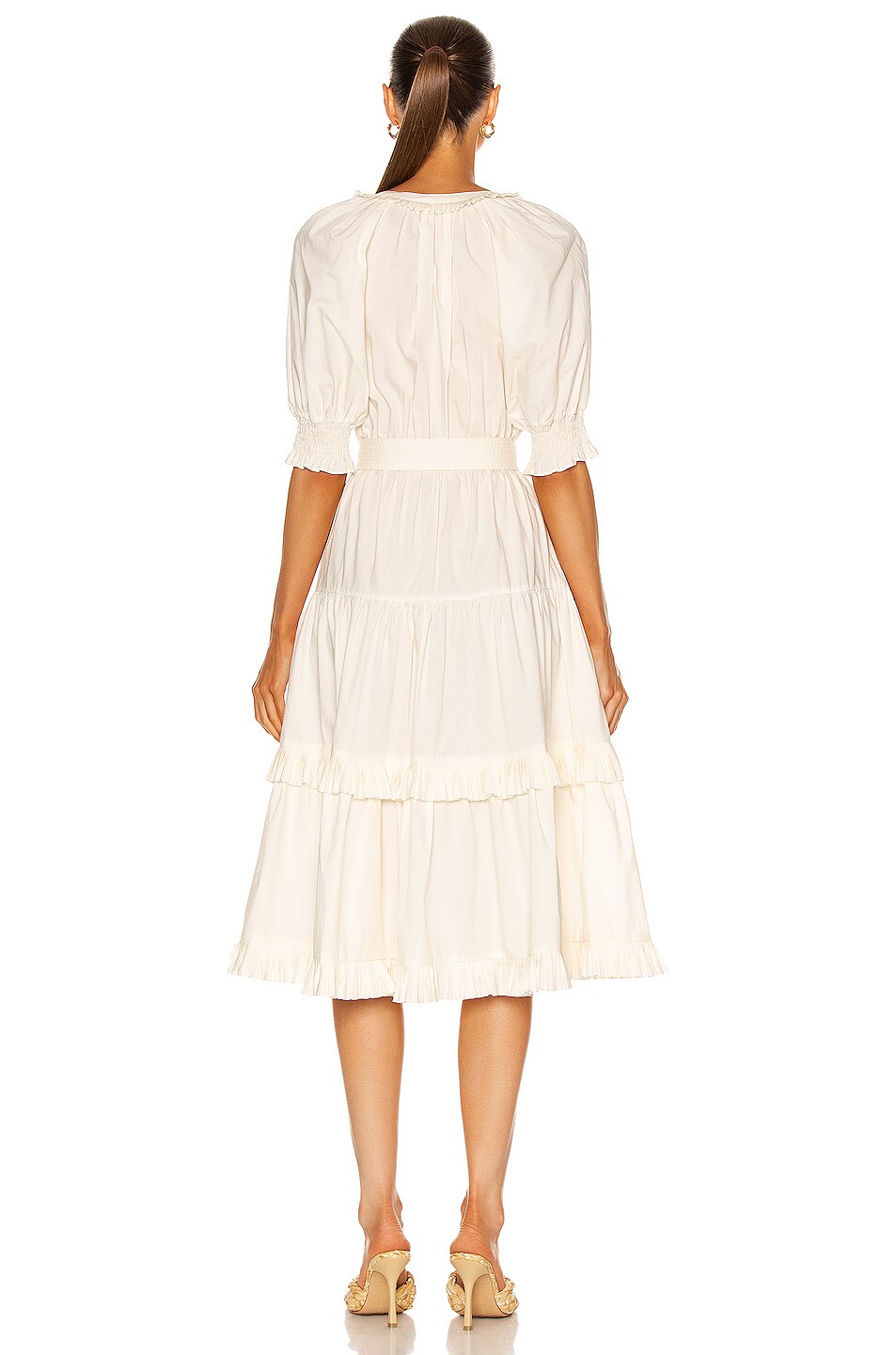 Ulla Johnson Dasha Dress in Blanc | FWRD