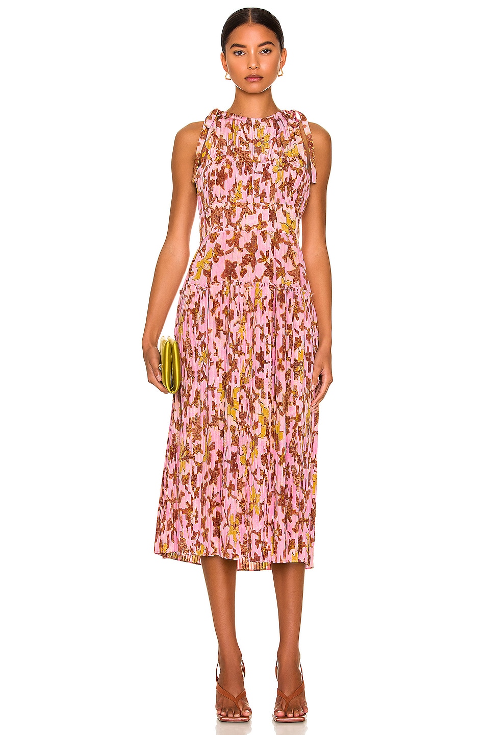 Image 1 of Ulla Johnson Amalthea Dress in Hibiscus
