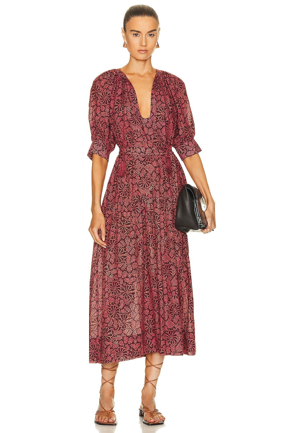 Ulla Johnson Selena Coverup Dress in GLADIOLA | FWRD