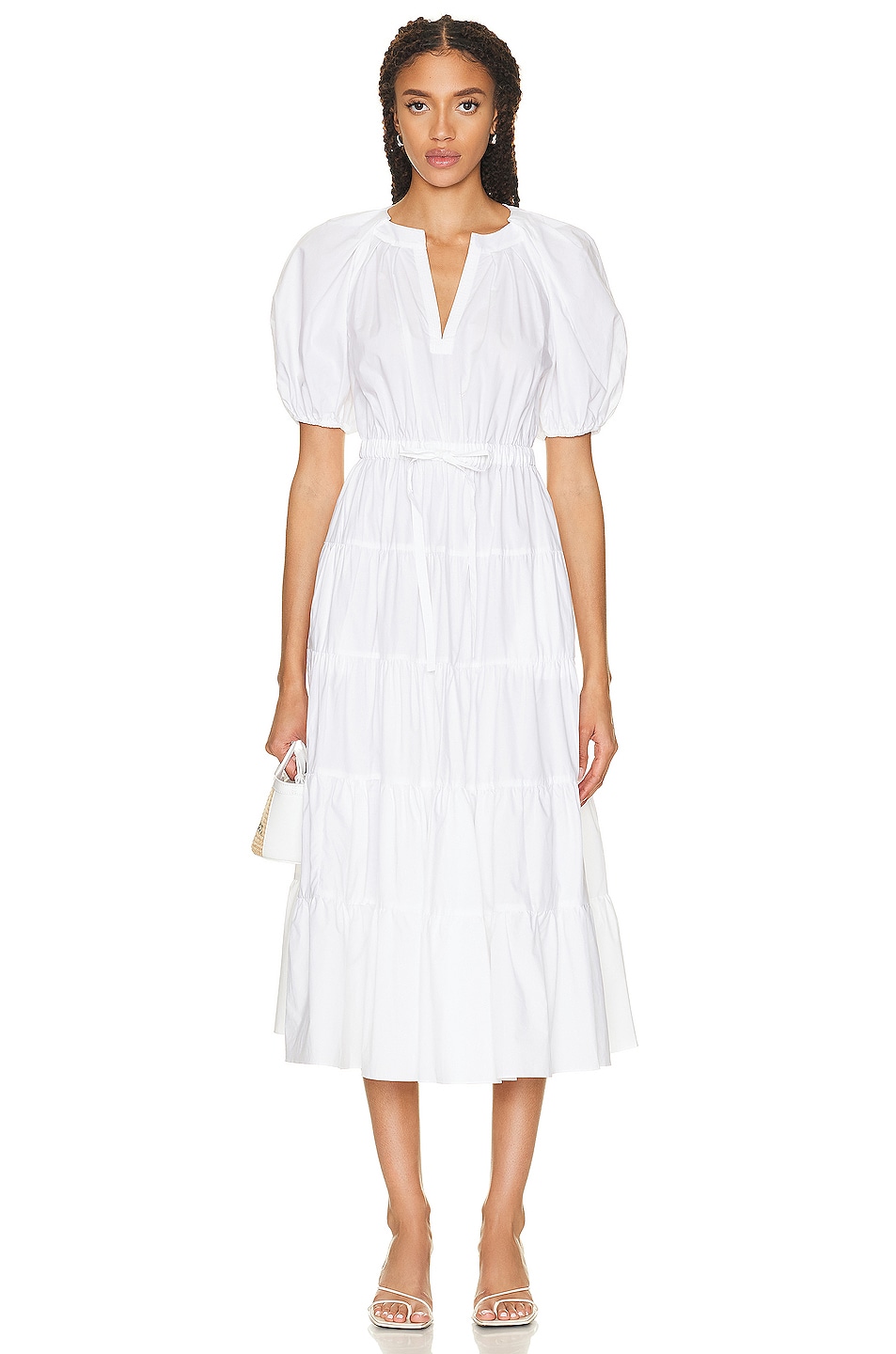 Image 1 of Ulla Johnson Olina Dress in Blanc