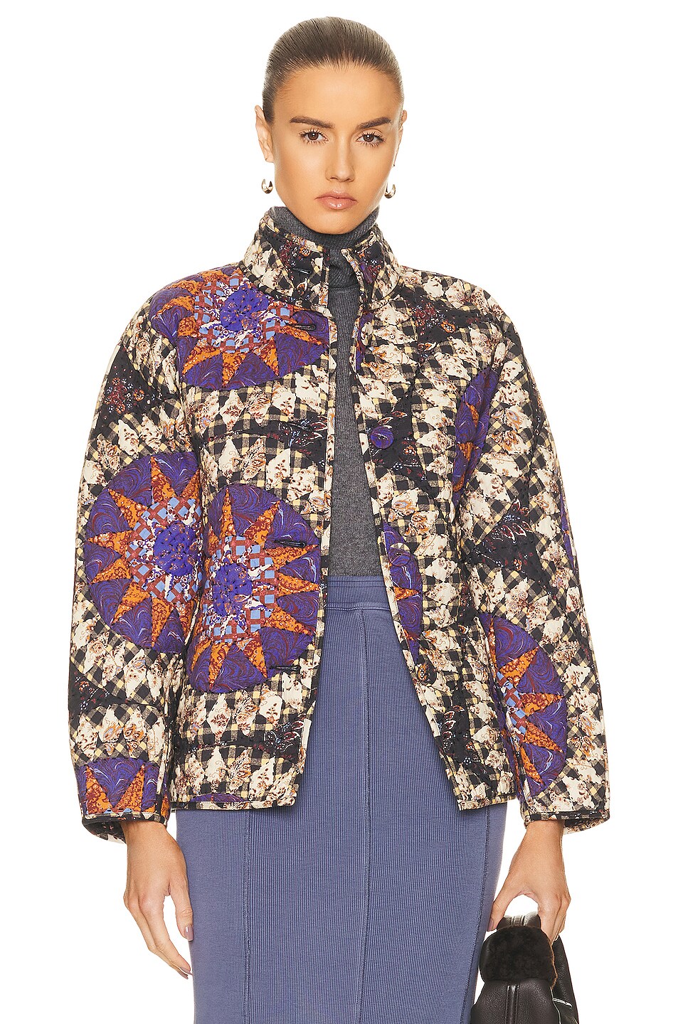 Image 1 of Ulla Johnson Quilt Jacket in Orion