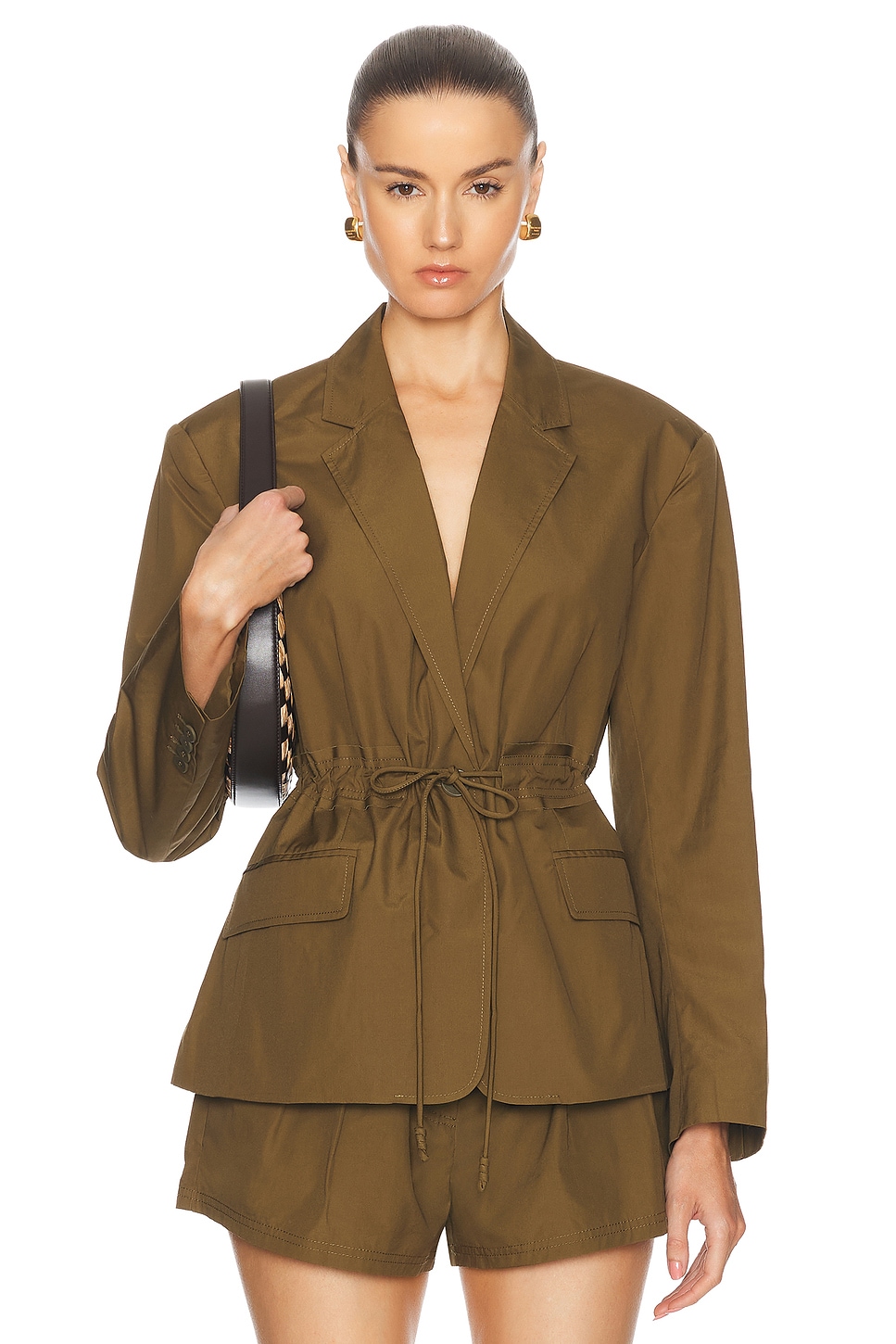 Image 1 of Ulla Johnson Marisol Jacket in Militaire
