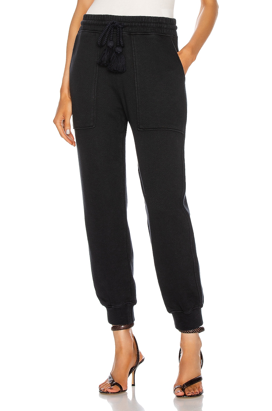Image 1 of Ulla Johnson Charley Pant in Onyx