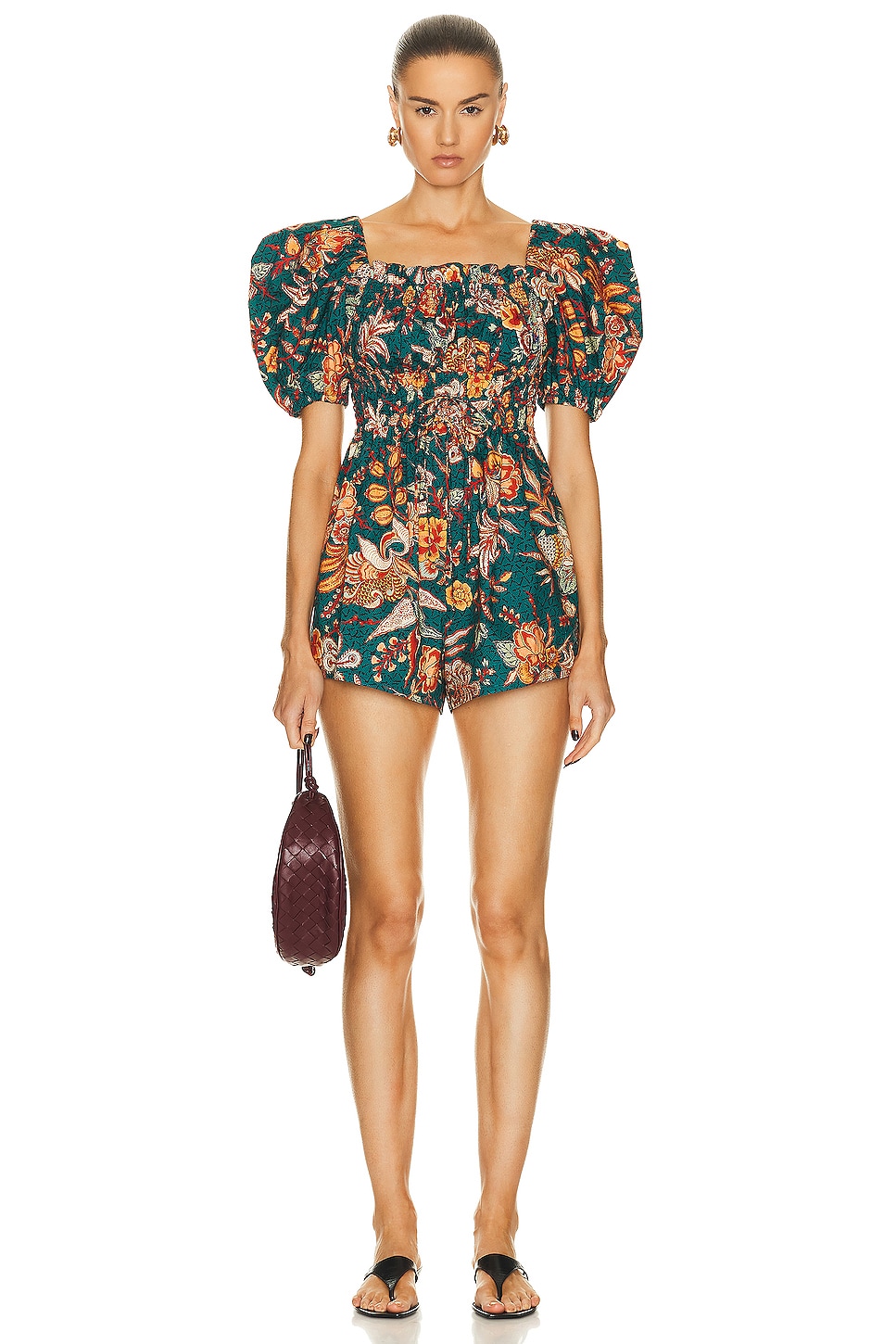 Image 1 of Ulla Johnson Arlo Playsuit in Delphinium