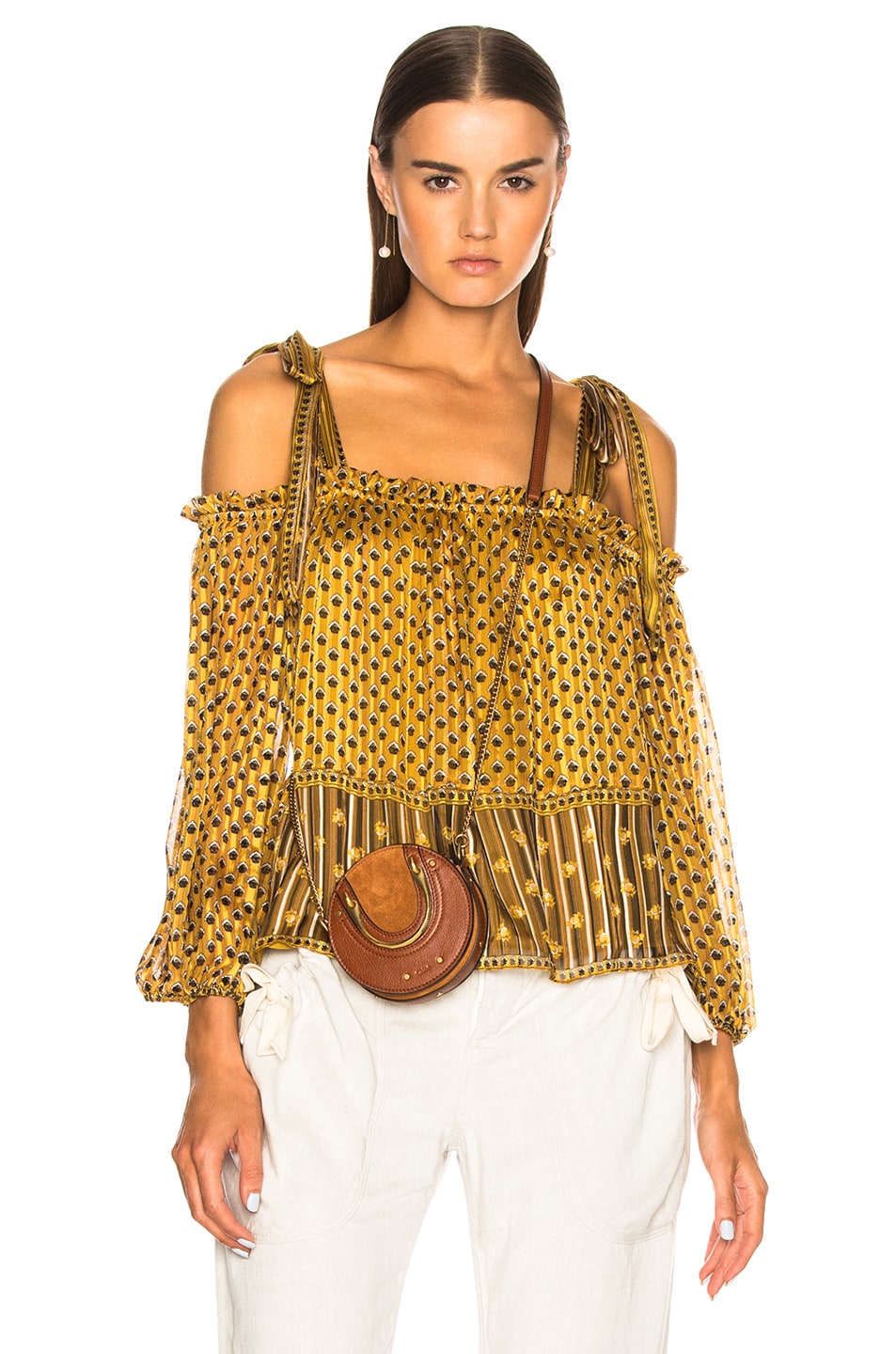 Image 1 of Ulla Johnson Clement Top in Gold