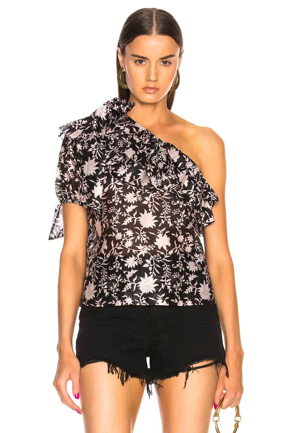 Image 1 of Ulla Johnson Goldie Top in Midnight