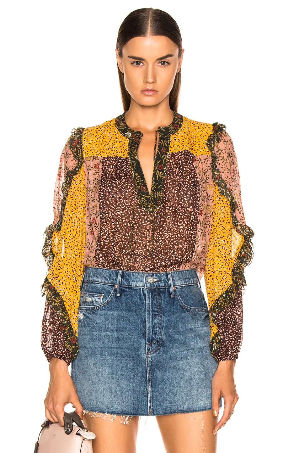 Image 1 of Ulla Johnson Norma Blouse in Tropical
