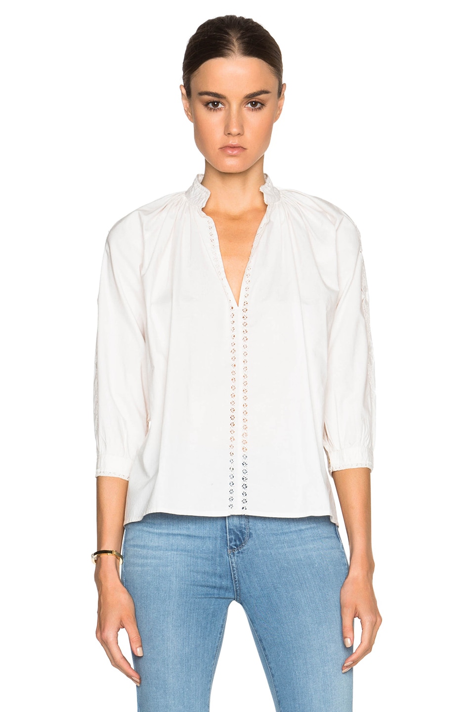 Image 1 of Ulla Johnson Dasha Top in Oyster