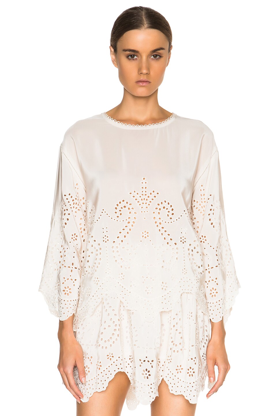 Image 1 of Ulla Johnson Althea Top in Snow