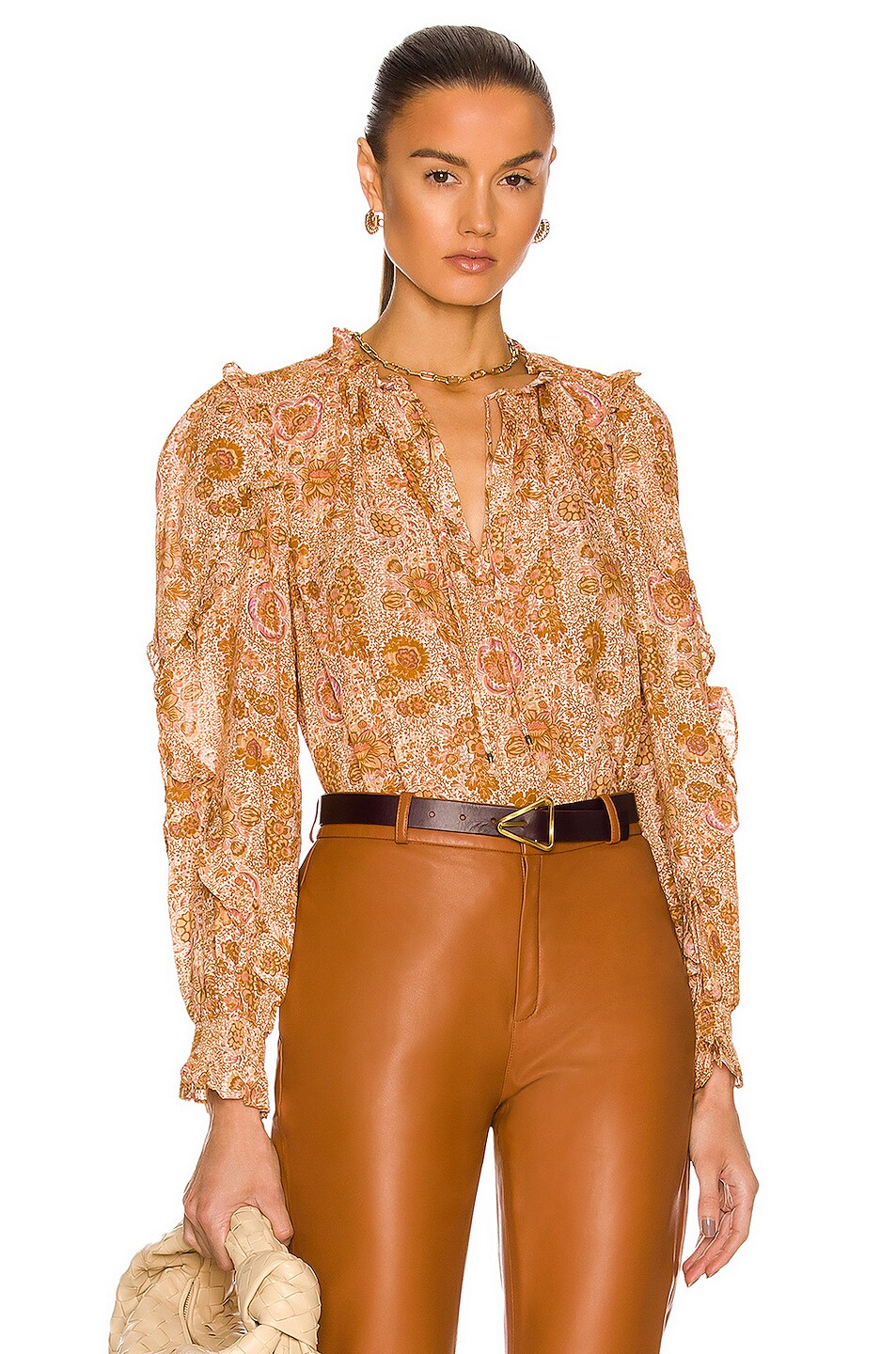 Ulla Johnson Manet Blouse in Meadow | FWRD