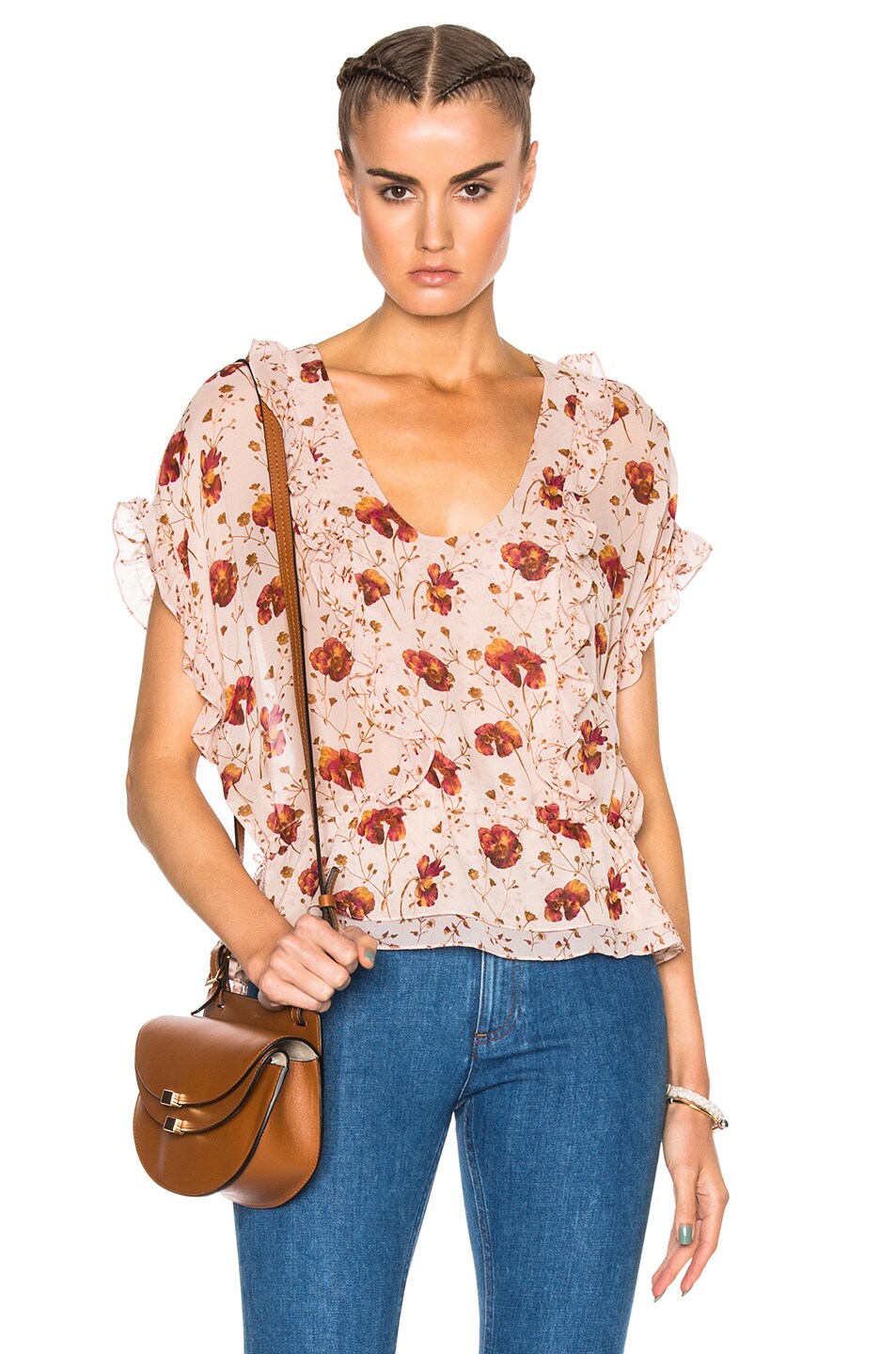 Image 1 of Ulla Johnson Lief Top in Rose