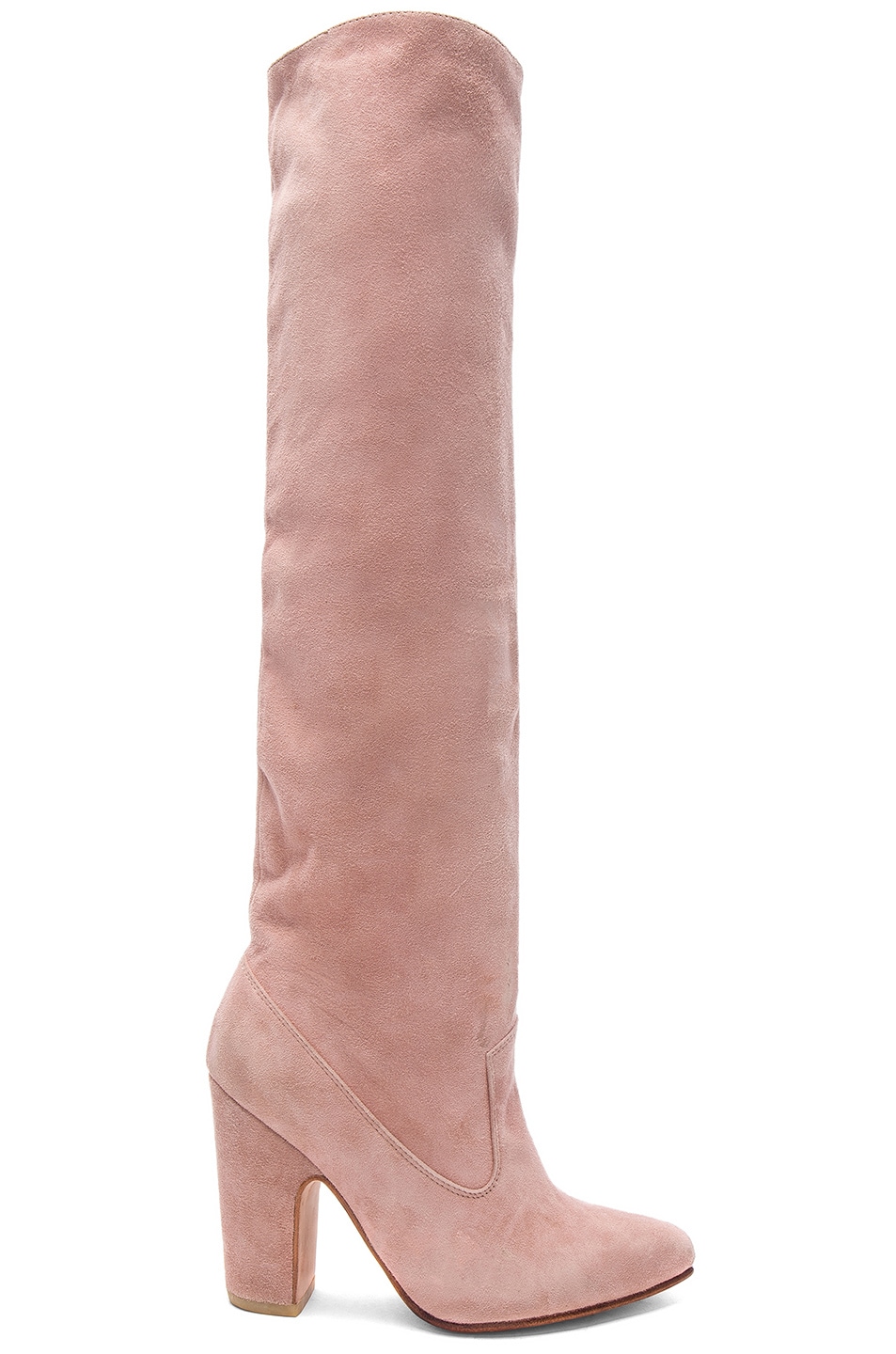 Image 1 of Ulla Johnson Suede Sloane Boots in Rose Suede